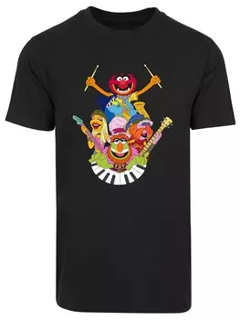 Футболка F4Nt4Stic Disney Muppets Dr. Teeth and The Electric Mayhem, черный