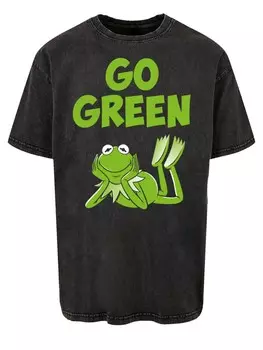 Футболка F4Nt4Stic DISNEY MUPPETS GO GREEN, черный