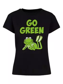 Футболка F4Nt4Stic DISNEY MUPPETS GO GREEN, черный