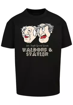 Футболка F4NT4STIC Disney Muppets Late Night Waldorf & Statler, черный