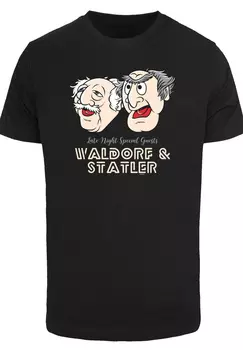 Футболка F4NT4STIC Disney Muppets Late Night Waldorf & Statler, черный