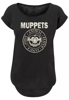 Футболка F4NT4STIC Disney Muppets R'N'R, черный