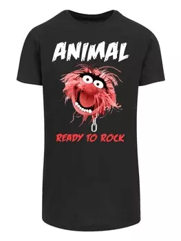 Футболка F4Nt4Stic DISNEY MUPPETS READY TO ROCK, черный