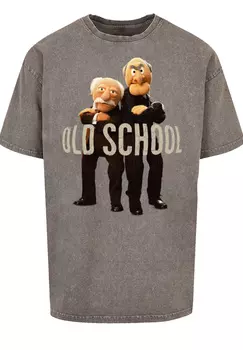Футболка F4NT4STIC Disney Muppets Waldorf & Statler grey melange, цвет Asphalt