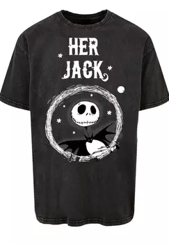 Футболка F4NT4STIC Disney Nightmare Before Christmas Her Jack, черный