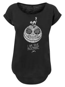 Футболка F4Nt4Stic DISNEY NIGHTMARE BEFORE CHRISTMAS I AM YOUR NIGHTMARE, черный