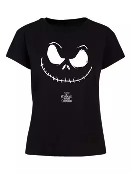Футболка F4Nt4Stic DISNEY NIGHTMARE BEFORE CHRISTMAS JACK FACE, черный