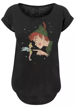 Футболка F4NT4STIC Disney Peter Pan Tinkerbell Hey You, черный