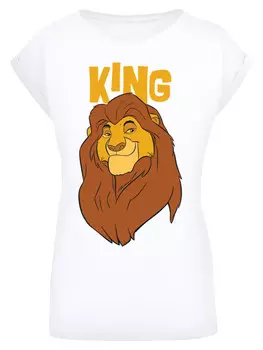 Футболка F4NT4STIC Disney The Knig der Lwen Mufasa King, белый