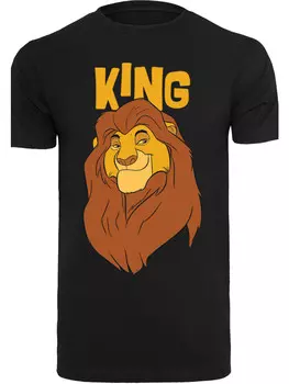 Футболка F4NT4STIC Disney The Knig der Lwen Mufasa King, черный