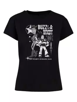 Футболка F4Nt4Stic DISNEY TOY STORY DYNAMIC DUO, черный
