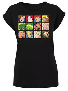 Футболка F4NT4STIC Disney Toy Story Woody Buzz Aliens Rex, черный