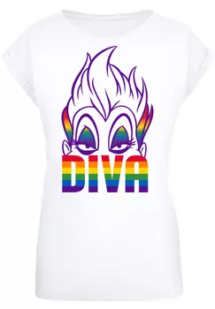 Футболка F4NT4STIC Disney Villains Diva, белый