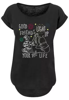 Футболка F4NT4STIC Disney Winnie Puuh Good Friends, черный