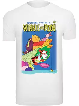 Футболка F4NT4STIC Disney Winnie Puuh Poster, белый