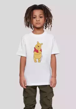 Футболка F4NT4STIC "Disney Winnie The Pooh Classic", унисекс для детей, товары премиум-класса, для мальчиков, для девочек, с принтом, белый