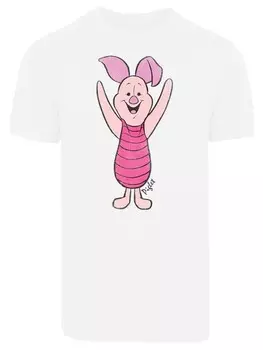 Футболка F4NT4STIC Disney Winnie The Pooh Ferkel Classic, белый