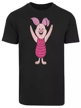 Футболка F4Nt4Stic Disney Winnie The Pooh Ferkel Classic, черный