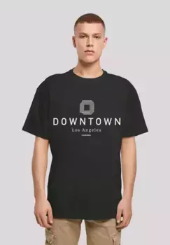 Футболка F4NT4STIC "Downtown LA OVERSIZE TEE", принт, черный