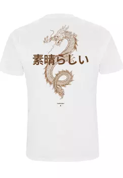 Футболка F4NT4STIC Drache Japan Style, белый
