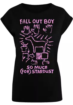 Футболка F4NT4STIC Fall Out Boy Pink Dog So Much Stardust, черный