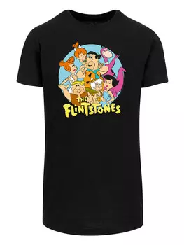 Футболка F4NT4STIC Familie Feuerstein The Flintstones, черный