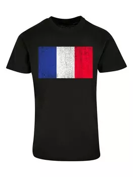 Футболка F4Nt4Stic Frankreich Flagge France distressed, черный