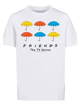Футболка F4NT4STIC FRIENDS Bunte Regenschirme, белый