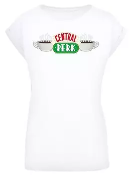 Футболка F4NT4STIC FRIENDS TV Serie Central Perk BLK, белый