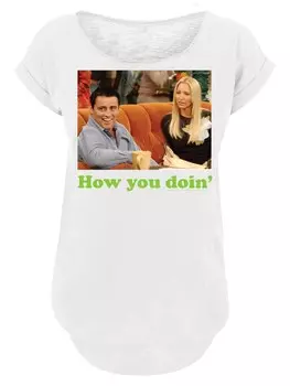 Футболка F4Nt4Stic FRIENDS TV SERIE HOW YOU DOIN, белый