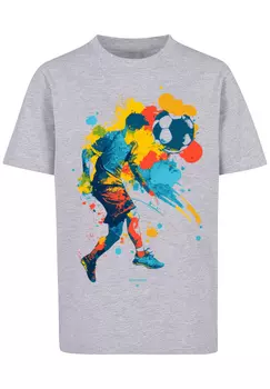 Футболка F4NT4STIC Fuballer, цвет grau meliert
