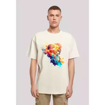 Футболка F4NT4STIC "Футболка Basketball Sport Player OVERSIZE", принт, цвет Sand