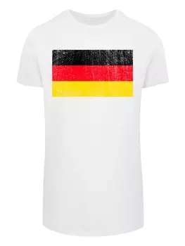 Футболка F4Nt4Stic GERMANY DEUTSCHLAND FLAGGE DISTRESSED, белый