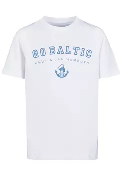Футболка F4NT4STIC Go Baltic Knut & Jan Hamburg, белый