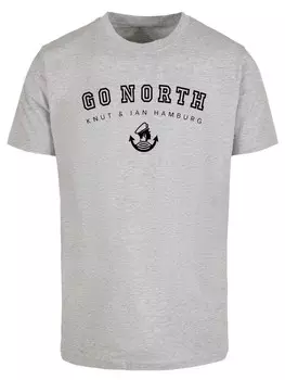 Футболка F4Nt4Stic Go North, серый