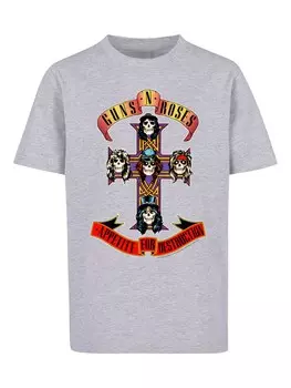 Футболка F4Nt4Stic Guns n Roses, серый