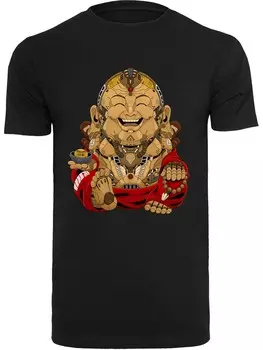Футболка F4Nt4Stic Happy Cyber Buddha, черный