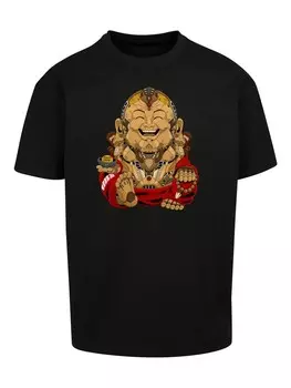 Футболка F4NT4STIC Happy Cyber Buddha CYBERPUNK STYLES, черный