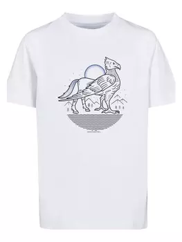 Футболка F4NT4STIC Harry Potter Buckbeak Line Art, белый