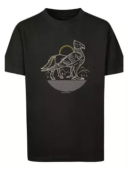 Футболка F4NT4STIC Harry Potter Buckbeak Line Art, черный