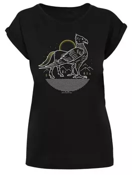 Футболка F4NT4STIC Harry Potter Buckbeak Line Art, черный