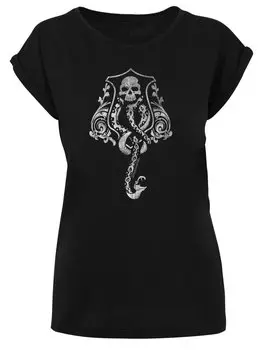 Футболка F4Nt4Stic HARRY POTTER DARK MARK CREST, черный