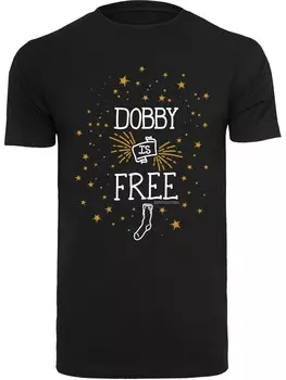 Футболка F4Nt4Stic Harry Potter Dobby Is Free, черный