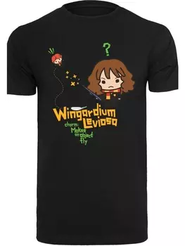 Футболка F4NT4STIC Harry Potter Hermione Granger Wingardium, черный