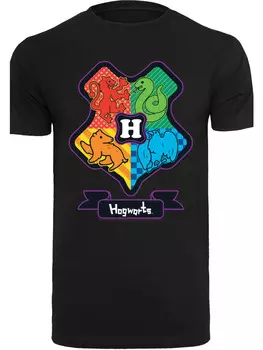 Футболка F4NT4STIC Harry Potter Hogwarts Junior Crest, черный