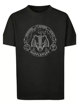 Футболка F4NT4STIC Harry Potter Hufflepuff Seal, черный