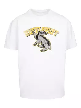 Футболка F4NT4STIC Harry Potter Hufflepuff Sport Emblem, белый