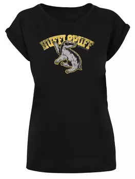 Футболка F4NT4STIC Harry Potter Hufflepuff Sport Emblem, черный