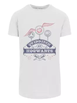 Футболка F4Nt4Stic HARRY POTTER QUIDDITCH AT HOGWARTS, белый