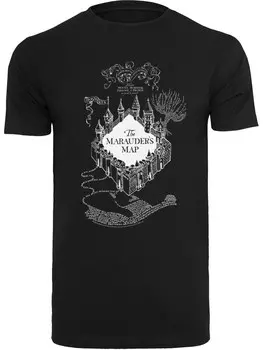 Футболка F4Nt4Stic Harry Potter The Marauders Map, черный
